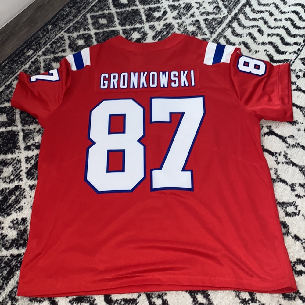 Gronk New England Patriots #87 with Super Bowl patch - Picture 4 of 4